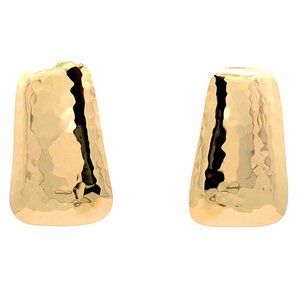 14ky John Atencio Hammered Earrings